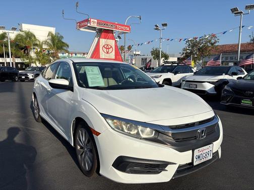 Taffeta White 2016 Honda Civic LX