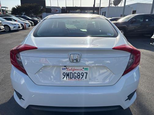 Taffeta White 2016 Honda Civic LX