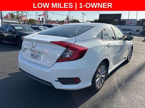 Taffeta White 2016 Honda Civic LX