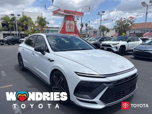 White 2024 Hyundai SONATA N Line
