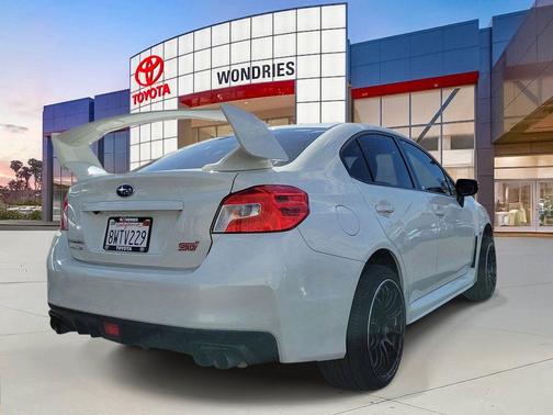 Crystal White Pearl 2021 Subaru WRX STI Limited w/Wing