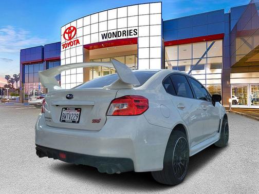 Crystal White Pearl 2021 Subaru WRX STI Limited w/Wing