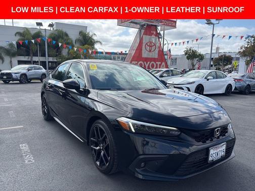 Crystal Black Pearl 2023 Honda Civic Sport Touring