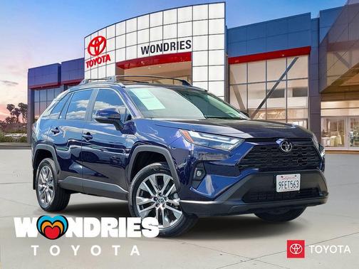 Blue 2023 Toyota RAV4 XLE Premium