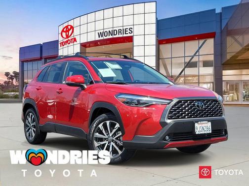 Barcelona Red Metallic 2023 Toyota Corolla Cross XLE
