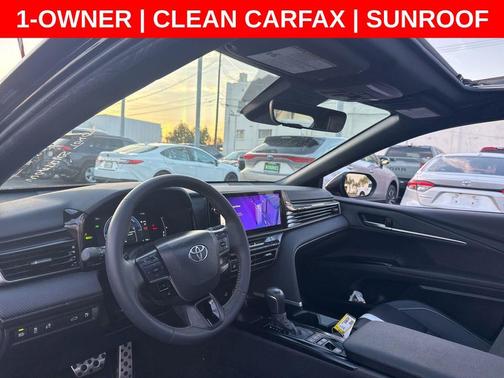 Midnight Black Metallic 2025 Toyota Camry SE