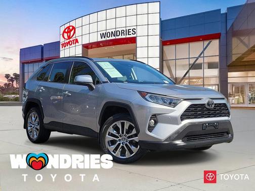 Silver Sky Metallic 2021 Toyota RAV4 XLE Premium