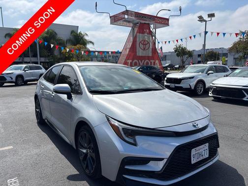 Classic Silver Metallic 2025 Toyota Corolla Hybrid SE