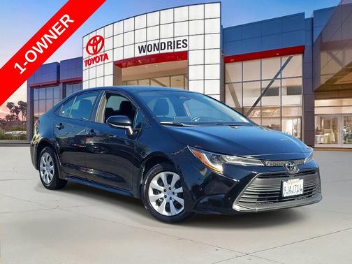Midnight Black Metallic 2024 Toyota Corolla LE