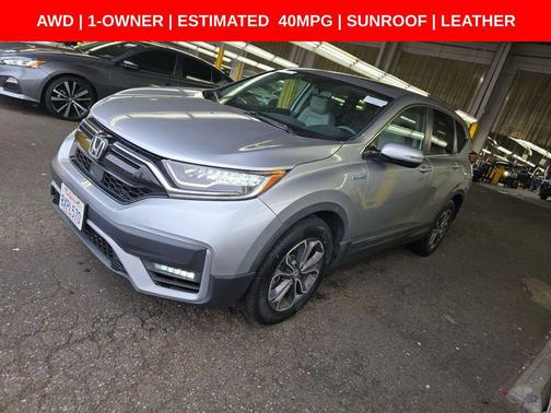 Lunar Silver Metallic 2021 Honda CR-V Hybrid EX-L