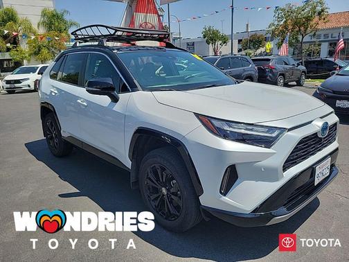 Midnight Black Metallic 2023 Toyota RAV4 Hybrid SE