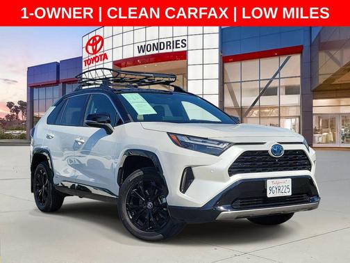 Midnight Black Metallic 2023 Toyota RAV4 Hybrid SE