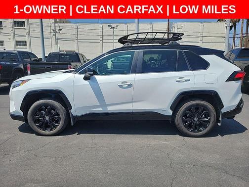 Midnight Black Metallic 2023 Toyota RAV4 Hybrid SE