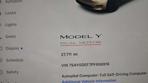 2023 Tesla Model Y Performance Dual Motor All-Wheel Drive