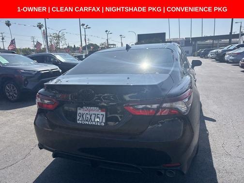 Midnight Black Metallic 2024 Toyota Camry SE