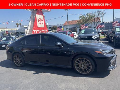 Midnight Black Metallic 2024 Toyota Camry SE