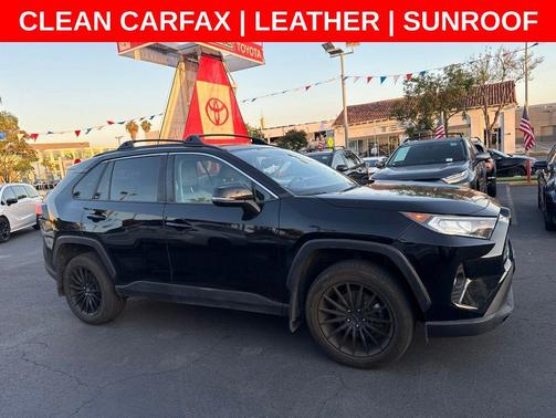 Midnight Black Metallic 2021 Toyota RAV4 XLE Premium