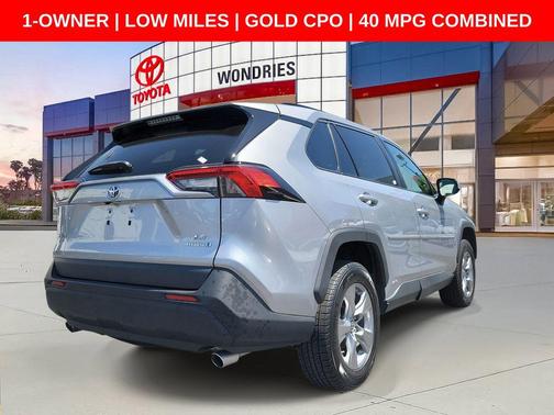 Silver Sky Metallic 2023 Toyota RAV4 Hybrid LE