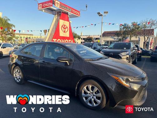 Midnight Black Metallic 2024 Toyota Corolla LE