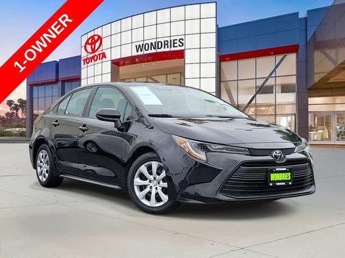 Midnight Black Metallic 2024 Toyota Corolla LE