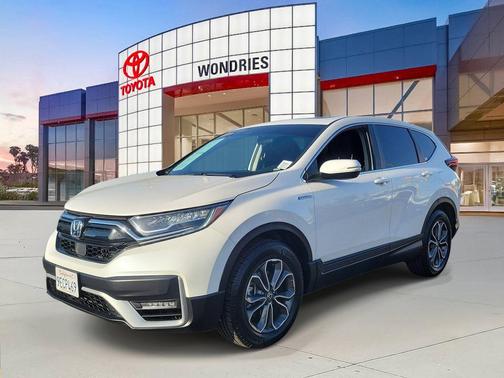 Platinum White Pearl 2022 Honda CR-V Hybrid EX