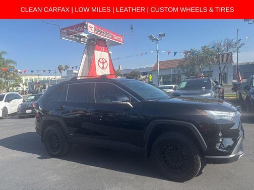 Midnight Black Metallic 2024 Toyota RAV4 Hybrid LE