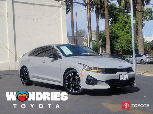 Wolf Gray 2021 Kia K5 GT-Line