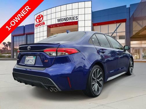 Blue Crush Metallic 2021 Toyota Corolla SE