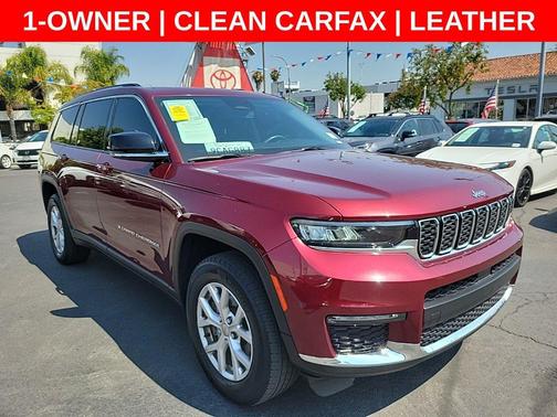 Velvet Red Pearlcoat 2022 Jeep Grand Cherokee L Limited