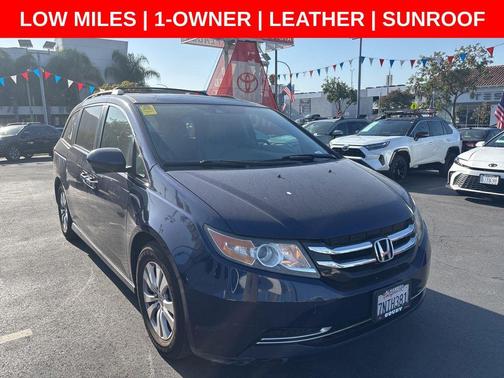 Obsidian Blue Pearl 2016 Honda Odyssey EX-L
