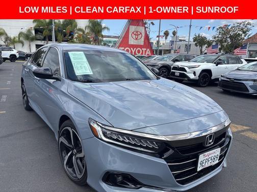 Sonic Gray Pearl 2022 Honda Accord Sport 2.0T