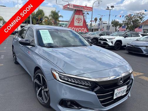 Sonic Gray Pearl 2022 Honda Accord Sport 2.0T