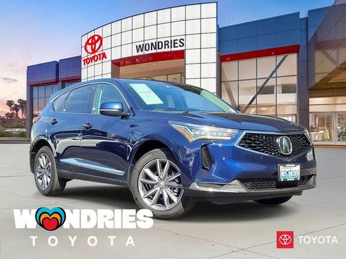 Fathom Blue Pearl 2022 Acura RDX Technology Package