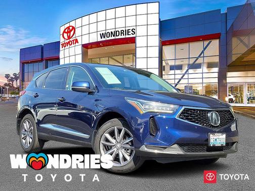 Fathom Blue Pearl 2022 Acura RDX Technology Package