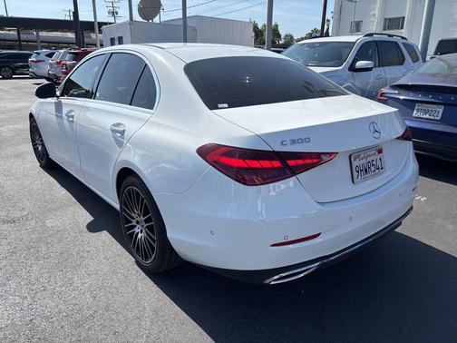 White 2023 Mercedes-Benz C-Class Sedan