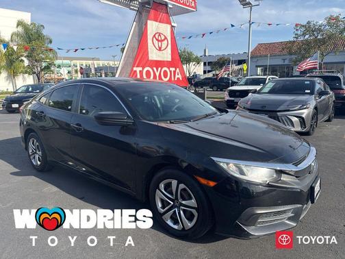 Crystal Black Pearl 2017 Honda Civic LX