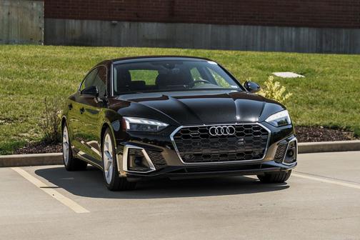 Mythos Black Metallic 2023 Audi A5 Sportback 45 S Line Premium