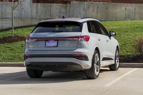 Pebble Gray 2024 Audi Q4 e-tron Premium Plus 55 quattro