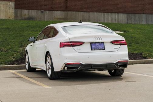 Arkona White 2024 Audi A5 Sportback 45 S Line Premium Plus