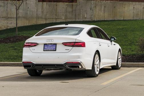 Arkona White 2024 Audi A5 Sportback 45 S Line Premium Plus