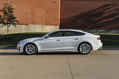 Glacier White Metallic 2023 Audi A5 Sportback 45 S Line Premium Plus