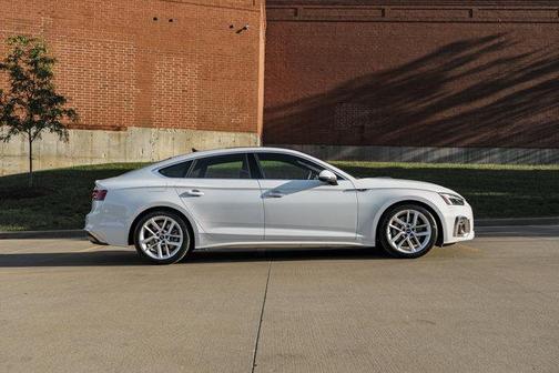 Glacier White Metallic 2023 Audi A5 Sportback 45 S Line Premium Plus