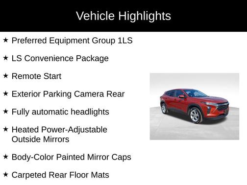 Cayenne Orange Metallic 2024 Chevrolet Trax LS