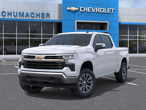 Summit White 2026 Chevrolet Silverado 1500 LT