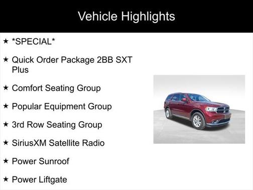 2020 Dodge Durango SXT Plus