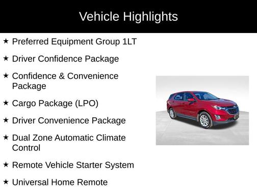 Cajun Red Tintcoat 2019 Chevrolet Equinox 1LT