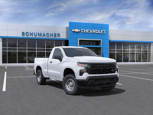 Summit White 2024 Chevrolet Silverado 1500 WT