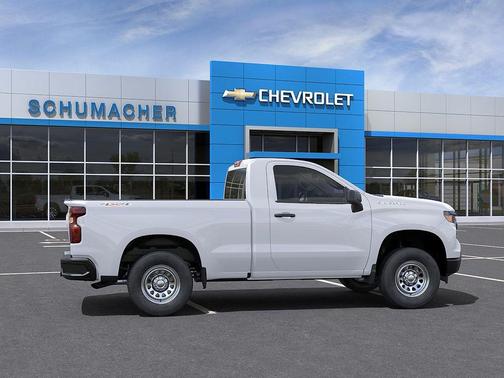 Summit White 2024 Chevrolet Silverado 1500 WT