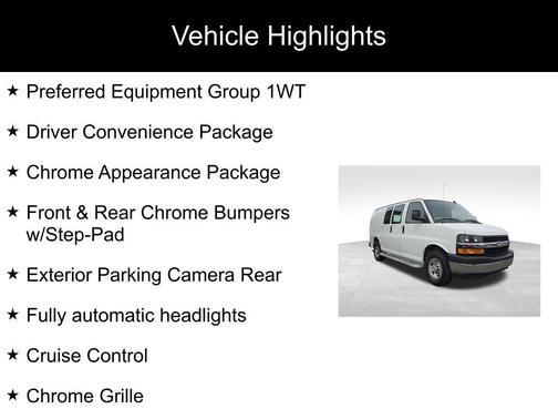 2023 Chevrolet Express 2500 RWD 2500 Regular Wheelbase WT