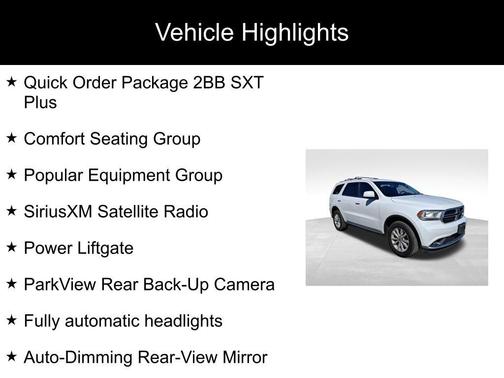 2020 Dodge Durango SXT Plus